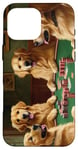 iPhone 16 Pro Max Dogs Playing Poker Dog Golden Retriever Retrievers Card Case