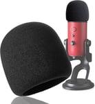 Blue Yeti Pop Filter Foam - Microphone Cover Foam for Blue Yeti, Yeti Pro Microp