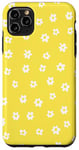 iPhone 11 Pro Max Yellow White Ditsy Flowers Floral Pattern Case