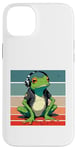 Coque pour iPhone 14 Plus Frog Headphones Music Chill Cool Veste décontractée