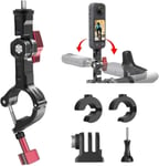 Handlebar Mount for 7-35mm Swivel Cam Holder Bracket Clip for GoPro Insta360 DJI