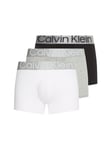 Calvin Klein TRUNK alushousut miehille, 3 paria, valkoinen/harmaa/musta 000NB3130A MPI 45084 XXL