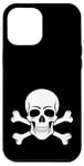 Coque pour iPhone 12 Pro Max #snirt Coque de protection à capuche Motif crâne et os