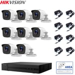 Video surveillance kit dvr 8 canaux 8 cameras 2 mpx - Hikvision