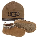 UGG Kids Baby Tasman Beanie Slipper, Chestnut, 2 UK Child