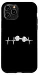 Coque pour iPhone 11 Pro Design haltère pour les amateurs de musculation