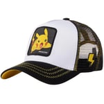 Caps Mens, Capslab Freegun Pokemon Pikachu Cap, white