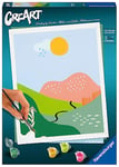 Ravensburger – CreArt 24x30 cm– Mountains – Loisir créatif – Peinture par numéros – Adulte – Activité détente et créative – Dès 12 ans – 23643 – Version française