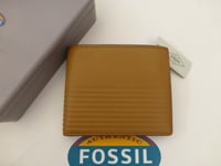 FOSSIL RFID Protected Wallet FORD Bifold Saddle Leather Coin Wallets in Tin R£49