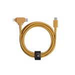Native Union 1,5 m USB-C til USB-C/Lightning Belt Cable Duo Ladekabel - Kraft