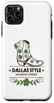 Coque pour iPhone 11 Pro Max Dallas Green Cowboy Trèfle pour la Saint-Patrick