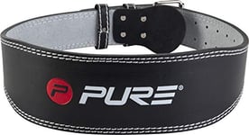 Pure2Improve Ceinture d'Haltérophilie Fitness Entraînement Musculation Ceinture de Levage de Puissance Support de Dos Homme Gymnase M