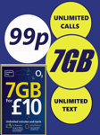 O2 Sim Card New Sealed Big Bundle Only 99p Pay As You Go 02 GREAT PRICE