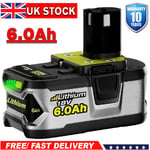 For RYOBI P108 18V One+ 6.0Ah Plus High Capacity Battery Lithium-Ion RB18l50 UK