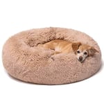 DOG Copenhagen Panier Chien - Panier Chat - Coussin Chien - Panier pour Chien - Coussin Chat - Coussin Moelleux - Panier Anti Stress - Coussin Rêve - Coussin Rond - Diam 50 cm - Marron