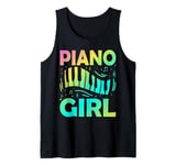 Music Lover Keyboard Pianist Funny Piano Girl Musician Gifts Tank Top