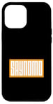 Coque pour iPhone 12 Pro Max Orange SAYNOMO (Say No More) Orange Color Graphic