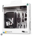 pack accessoires nintendo dsi xl housse stylet chargeur ecouteur range jeux noir