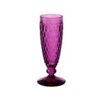 Villeroy & Boch - Boston Berry Champagne Glass, 120 ml, Crystal Glass for Champagne and Sparkling Wine, Dishwasher-Safe, Pink