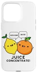 Coque pour iPhone 15 Pro Max Concentré de jus Funny Fruit Pun