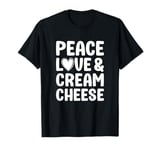 Cream Cheese I Love Cream Cheese Funny Food T-Shirt