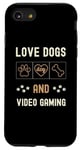 Coque pour iPhone SE (2020) / 7 / 8 Love Dogs Déambulateur de jeux vidéo en ligne pour hommes et femmes