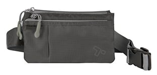 Travelon Unisex's 6 Pocket Bum Bag Waist Pack, Charcoal, One Size