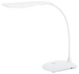 BRIGHT DESIGN BORDSLAMPA 3-STEGS VIT