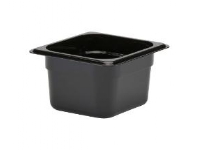 Kantin Cambro 1/6GN 1.5L 17.6x16.2x10cm Polykarbonat Sort,6 stk/krt