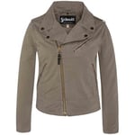 Veste Schott  Blouson perfecto Femme  Ref 56703 Kaki