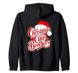 Christmas of the Claus Brothers Christmas Pajamas Boys Zip Hoodie