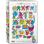 EuroGraphics Keith Haring 1000-Piece Puzzle Disney, 6000-1000, Multicolore, 1000