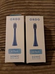 2x Ordo Sonic Brush Head Arctic Blue | 4 Pack