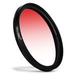 Filtre gradient couleur Rouge pour Panasonic Leica / Lumix Ø 62mm