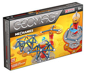 GEOMAG - MECHANICS Magnétic Motion - 146 Pièces - Jeu de Construction d'Engrenages Magnétiques pour Enfants dès 7 Ans - Mouvement Et Mécanique Innovants - Jeux Aimants STEM - Fabrication Suisse