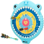 ColorBaby CB Sports 49534 Cible de requin pour enfant, 25,5 x 30,5 cm, comprend 3 fléchettes magnétiques, motif requin, avec marqueur manuel, jouets pour enfants de 3 ans, pointe, cadeau pour tous les