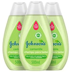 Johnson's Baby Shampooing 500 ml- Lot de 3