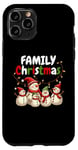 iPhone 11 Pro Family Christmas 2024 Cute Festive Holiday Memories Artwork Case