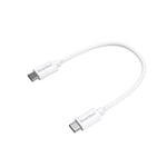 Smartline 60W USB-C till USB-C Kabel 20cm - Vit