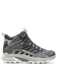 Merrell Men's Moab Speed 2 Mid Gore-Tex Hiking Boots - Asphalt, Grey, Size 12, Men