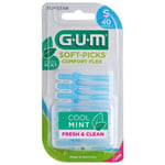 GUM Soft-Picks Comfort Flex Small Mint mitandsticka mint 40 st