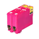 2 Magenta XL Ink Cartridge for Epson WorkForce WF-3010DW, WF-7515 