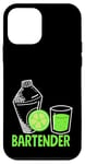 Coque pour iPhone 12 mini Verre à cocktail amusant pour barman