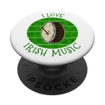 Bodhran de la Saint-Patrick, musique irlandaise PopSockets PopGrip Adhésif