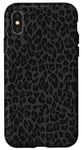 iPhone X/XS Black And White Cheetah Leopard Print Phone Case Cute Animal Case