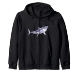 #snirt der weiße Hei t-shirt Shark Hoodie Shark Mobile Phone Cover Zip Hoodie