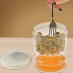 Juice Separator Pickle Jar Leakproof Hourglass Pickle Jar For Household