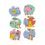 Ag Art - Stickers géant Bébé Winnie l'Ourson Disney 65x85cm