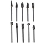 Tungsten Steel Carbide Rotary Tool Milling Cutter Burr Drill Bits For Dremel