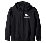 Aquarius Freedom and Originality Zip Hoodie